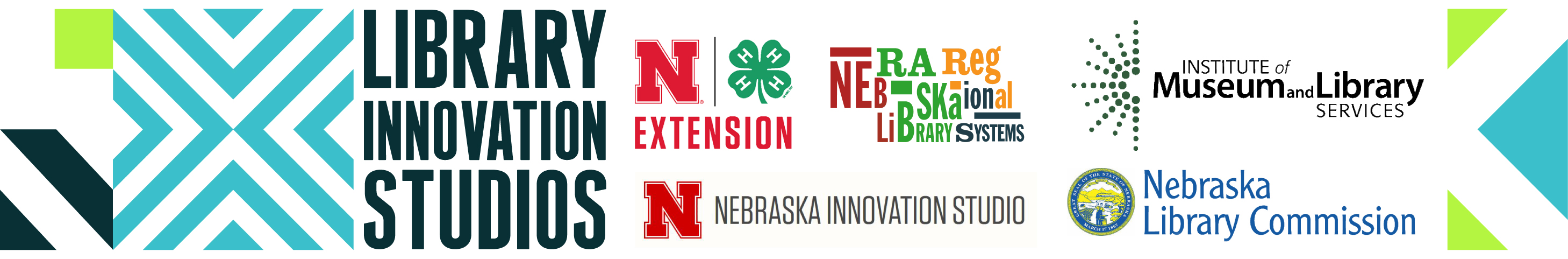 Program Partners include: Nebraska Library Commission, Institute of Museum and Library Services, Nebraska Innovation Studio, 
	Nebraska Regional Library Systems, and Nebraska 4-H Extention