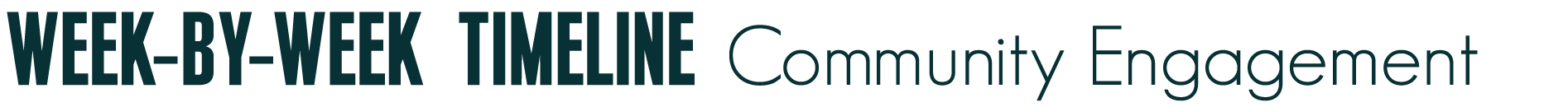 Community Engagement Resources